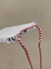 1个透明防震手机壳,带彩色挂绳,兼容 15 Pro Max;可调节肩带透明手机挂绳壳,兼容 11;145厘米/57英寸斜挎手机挂绳壳,兼容 13;防刮透明手机壳,带彩色挂绳,兼容Galaxy A54/A14。 - 無色 - 查看 6