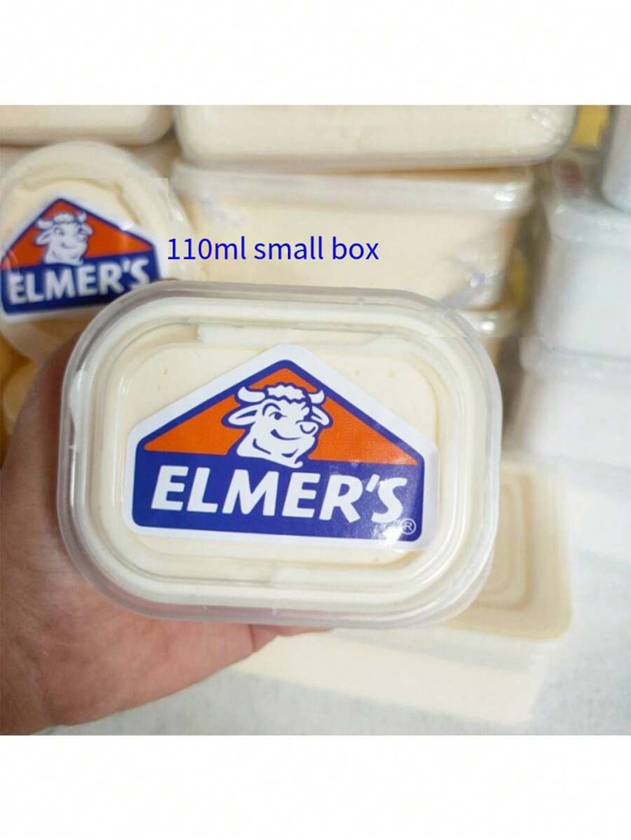 Puffy Glue Slime & Woodworking Glue Internet Celebrity Decompression Pressing Mud (Not Edible) - White - View 1