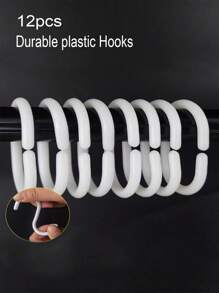 1pc Polyester Bathroom Shower Curtains With Girl'S Silhouette And Water-Resistant And Anti-Mildew Functions - Multicolor - View 6