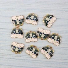 10 cái Dễ thương Họa tiết động vật Kim loại Vật rủ xuống DIY Làm đồ trang sức Vật rủ xuống Phụ kiện - phong cách3 - Xem 8