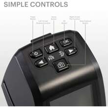 Kodak Mini Digital Film Scanner & Slide Scanner With 2.4 LCD Screen, Negative Scanner Converts 35mm, 126, 110, Super 8 & 8mm Film Negatives & Slides To 22 MP JPEG Images - 黑色 - 查看 3