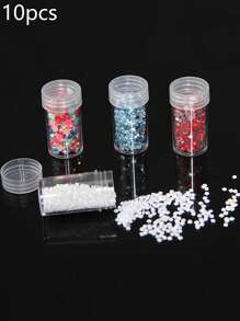 10/20pcs Clear Anti-Oxidation Jewelry Storage Box Portable Dust-Proof Accessories Organizer, Gift For Valentine's Day Clear Jewelry Box, Mini Clear Jewelry Storage Box Multi-Functional Portable Organizing Box Earrings Nail Charms Organizer Necklace - Clear - View 2