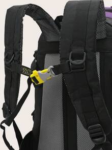 1個紫色40l徒步旅行背包/露營背包,男女適用,帶有可調節胸部和臀部帶,適合登山旅遊 - 紫色 - 查看 8