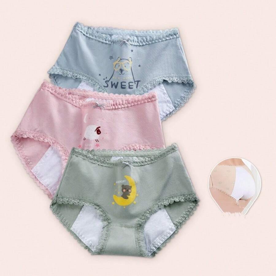 Bragas Calzones Menstruales Antiderrames Antifugas - Multicolor - Ver 1