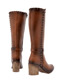 Moramora Brown Long Boot For Women - Brown - View 4