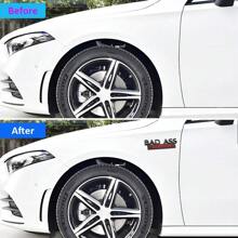 1 Stück Auto 3D Embleme Aufkleber Abzeichen Zubehör für Heckklappe, Vordergrill, Motorhaube, Kofferraum, kompatibel mit Motorrad, SUV, LKW
