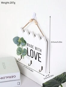 1pc Modern Wall Mounted Hook Decoration - Multicolor - View 3