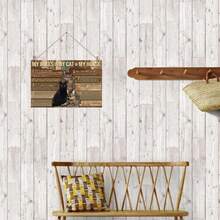 1個復古鐵片牌 - 歡樂招牌,適用於院子、車庫、農場、花園牆壁裝飾,戶外用於房屋柵欄,金屬牌尺寸8 X 12英寸 - 彩色 - 查看 6