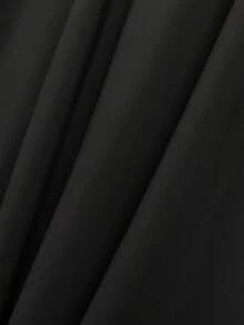 Vestido De Playa Kaftan Bordado Negro Para Vacaciones - Negro - Ver 5
