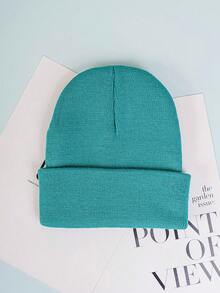 1 Miếng Của phụ nữ Thêu bướm Mũ đan - Màu xanh Bạc hà - Xem 3