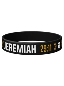 christian bible verse john philippians rubber bracelet silicone wristband