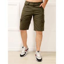 Men Shorts - Army Green - View 2
