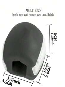 1pc Black TPE Jaw Trainer Gym Accessories