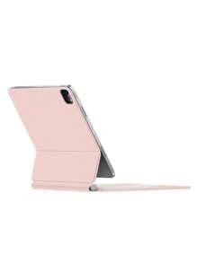 Funda con teclado inteligente magnético con trackpad, teclado retroiluminado y función inalámbrica para iPad Pro 11" (3ra/2da generación), 12.9" (6ta generación, 2018-2022), Air 5/4, 10.9" (10ma generación), color rosa - Rosa-inglés - Ver 9