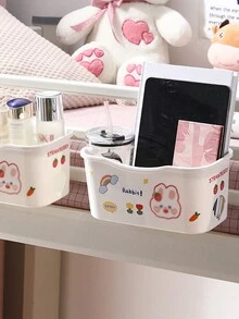 1 Puerta Del Gabinete De Cocina, Estante De Almacenamiento Al Lado De La Cama Para Dormitorio De Estudiante, Cesta De Almacenamiento Al Lado De La Cama, Caja De Almacenamiento Colgante Para Litera, Conjunto Para Escritorio De Estudiante - Blanco - Ver 5