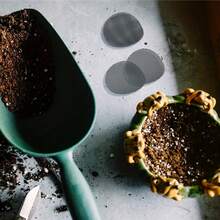 50片/袋花盆孔洞網墊,圓形排水孔篩,盆景排水網,園藝禮品 - 黑色 - 查看 7