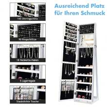 Jewelry Cabinet - White - View 2