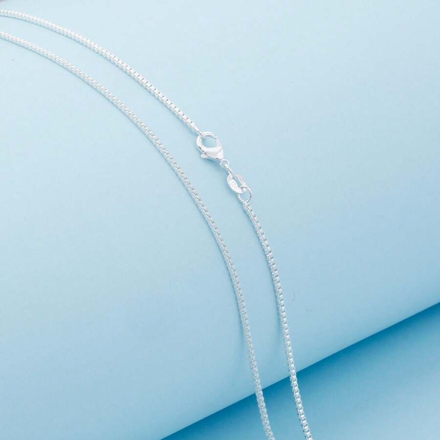 16-30 英寸 1 件 * 2 毫米珠宝镀银盒/Frgio/Rolo/水环项链