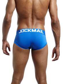 JOCKMAIL 3 件裝男士字母織帶內褲舒適吸汗男士內衣 - 彩色 - 查看 8