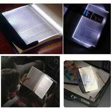 1 Pieza Lámpara De Lectura Led Con Protección Ocular - ¡perfecta Para La Lectura Nocturna E Iluminación Creativa! - Negro - Ver 2