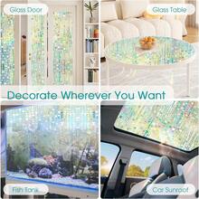 1捲不用膠電磁吸附霧面玻璃貼紙,仿鱷魚皮紋樣,保護隱私,半透明,不透明貼紙,長度:1m、2m、3m或5m