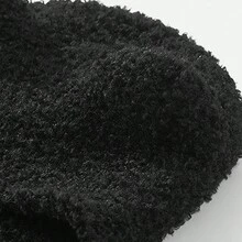 1頂新款休閒時尚可愛毛絨透氣保暖防風有趣的熊設計針織帽,適合戶外穿著