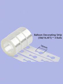 2/4/8 stuks ballonboogstripset voor slinger, 65,5 voet ballontapestrip voor feest, bruiloft, verjaardag, afstuderen, decoratie, kerstversiering, kerst