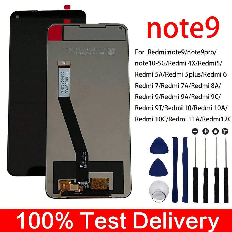 Lcd Screen Replacement Compatible With Redmi Note9, Compatible Lcd Display - Redmi note9 - View 1