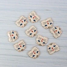 10 cái Dễ thương Họa tiết động vật Kim loại Vật rủ xuống DIY Làm đồ trang sức Vật rủ xuống Phụ kiện - phong cách3 - Xem 10