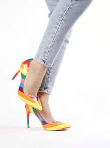 Zapatilla de colores en