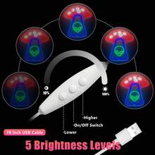 1入組蘑菇ufo霓虹燈牆面裝飾,可愛的蘑菇太空船外星人霓虹燈,適用於臥室、遊戲室、客廳、男人洞裝飾,生日假日禮物,適用於天文愛好者 - 藍色 - 查看 3