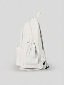 Lightweight Women Backpack Purse Fits 15.6 Inch Laptop Bag Waterproof Nylon Carry On Backpack With USB Port Computer BackpackWaterproof NylonUniversity Backpacks,Fashion Travel Work Anti-Theft Bag Laptop Backpack School Bag Bookbag Outdoor Valentines Gifts For Men - Beige - View 4