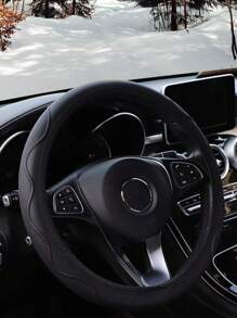 1個浮雕瓦楞方向盤 - 黑色 - 查看 1