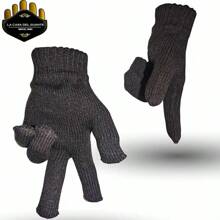 Docena de Guantes para el frio de acrilan para caballero - Multicolor - Ver 3