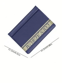 10頁專用專輯,120個收納槽：收藏家的完美禮物！（不包括）（藍色） - 藍色 - 查看 3