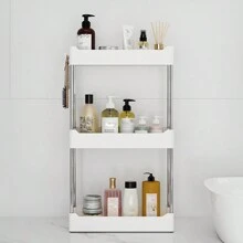 Bathroom Washbasin Countertop Multi-layer Storage Rack/shelf For Kitchen Snacks, Cosmetics, And Wash Basin Storage Rack/shelf For Bathroom - White - View 3