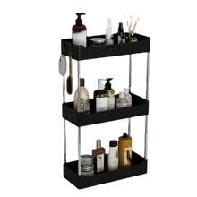 Bathroom Washbasin Countertop Multi-layer Storage Rack/shelf For Kitchen Snacks, Cosmetics, And Wash Basin Storage Rack/shelf For Bathroom - White - View 6