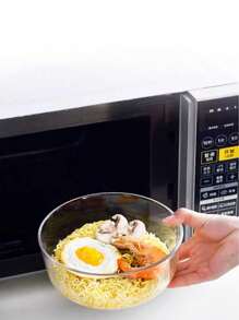 1 件耐热玻璃碗，加厚微波炉友好透明沙拉碗，适用于水果/沙拉 - 透明 - 查看 5