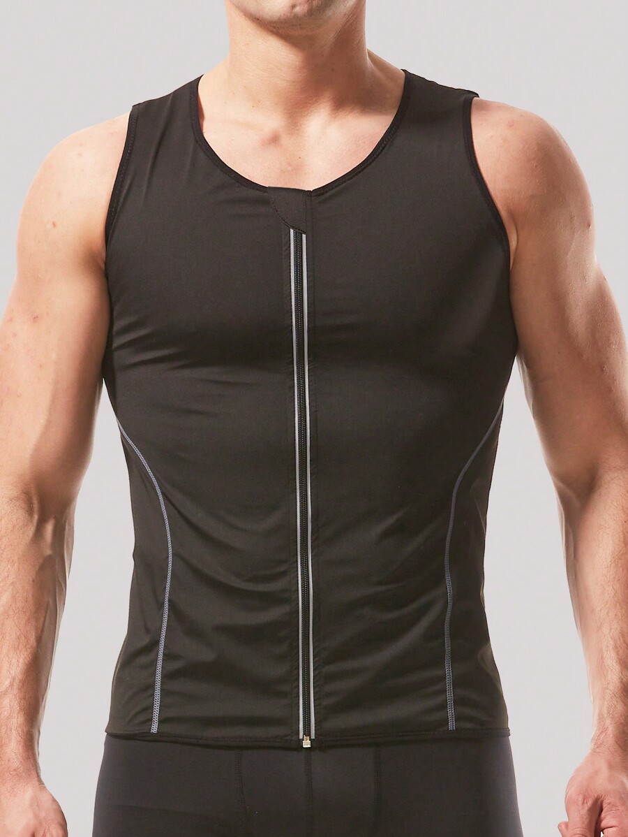 Sauna Suit For Men Sweat Body Shaper Sauna Vest For Men Gym Exercise