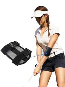 1件高爾夫手臂彎曲警報器,高爾夫訓練器材,高爾夫球用品,揮桿訓練警報器,手臂彎曲動作訓練器材