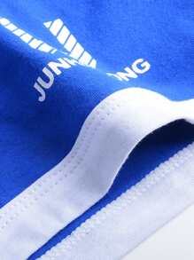 Men's 3pcs/Set Alphabet Print Boxer Shorts