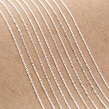 16-30 英寸 1 件 * 2 毫米珠宝镀银盒/Frgio/Rolo/水环项链