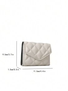 New Texture Solid Color Simple Fashion Children's Wallet Card Holder Small Purse For Autumn - White - View 2