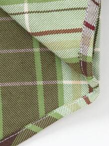 Balabala Girls Spring And Autumn Casual Versatile Plaid Soft Skin-Friendly Young Girl Long-Sleeved Shirt Yellow - Green - View 6