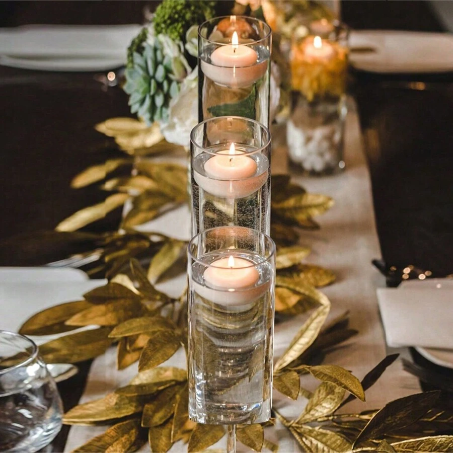 1 Pezzo Portacandela In Vetro Aste Di Sostegno Per Candele Sospese