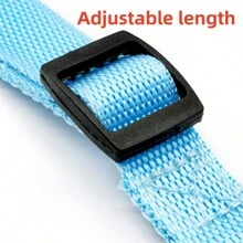 1pc Adjustable Multifunctional Dual Head Pet Leash For Cats & Dogs, Suitable For Small And Medium Sized Pets, Daily Use, Car Travel, Safety Harness, Hands-Free, Outdoor Activities - Baby Blue - View 5