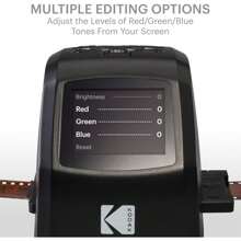 Kodak Mini Digital Film Scanner & Slide Scanner With 2.4 LCD Screen, Negative Scanner Converts 35mm, 126, 110, Super 8 & 8mm Film Negatives & Slides To 22 MP JPEG Images - 黑色 - 查看 5