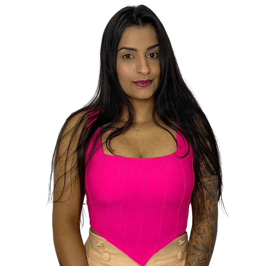 NỮ Áo ba lỗ & Áo yếm - Màu Hồng Tươi - Xem 1