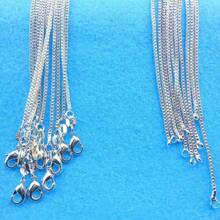 16-30 英寸 1 件 * 2 毫米珠宝镀银盒/Frgio/Rolo/水环项链