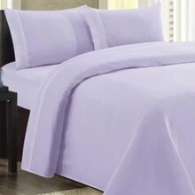 Juego de Sabanas King Size (4pzs), Gravado - Lila Púrpura - Ver 2